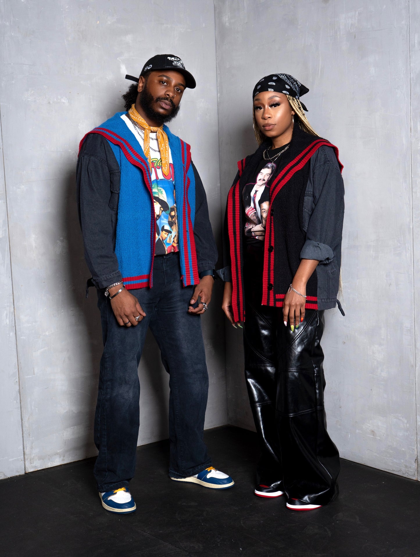 Split Cardi-Jacket (Cardigan/Denim jacket)