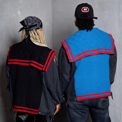 Split Cardi-Jacket (Cardigan/Denim jacket)